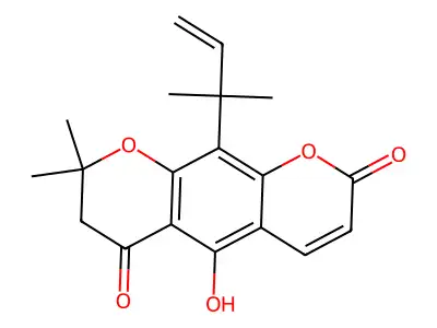 Clausenidin structure