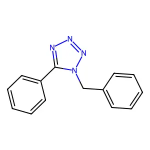 1-Benzyl-5-phenyl-1H-tetraazole structure