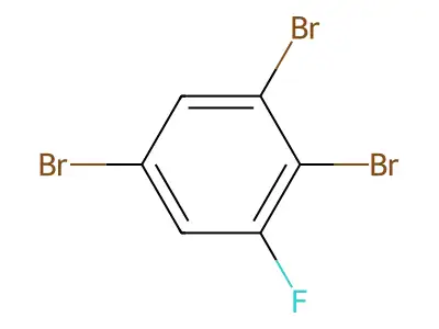 1,2,5-Tribromo-3-fluorobenzene structure
