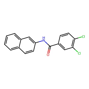 3,4-Dichloro-N-(2-naphthyl)benzamide structure