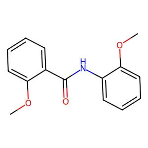 2-methoxy-N-(2-methoxyphenyl)benzamide structure