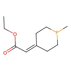 Ethyl 2-(1-methylphosphinan-4-ylidene)acetate structure