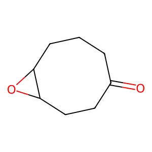 9-Oxabicyclo(6.1.0)nonan-4-one structure