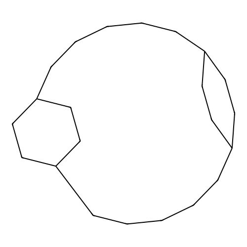 Tricyclo[14.2.2.27,10]docosane structure