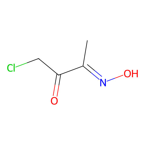 (3E)-1-chloro-3-hydroxyiminobutan-2-one structure