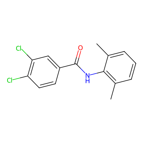3,4-dichloro-N-(2,6-dimethylphenyl)benzamide structure