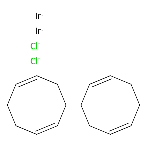 Chloro(1,5-cyclooctadiene)iridium(I) dimer structure