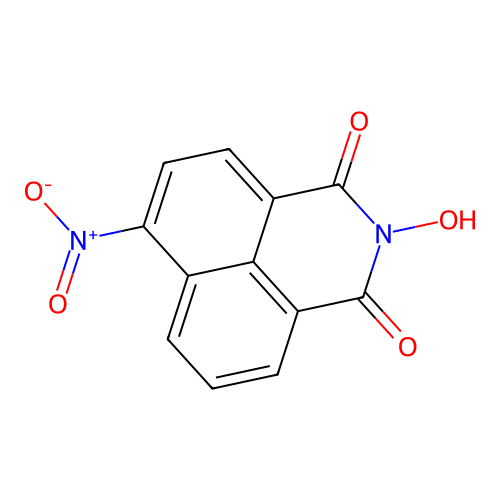2-Hydroxy-6-nitro-benzo[de]isoquinoline-1,3-dione structure