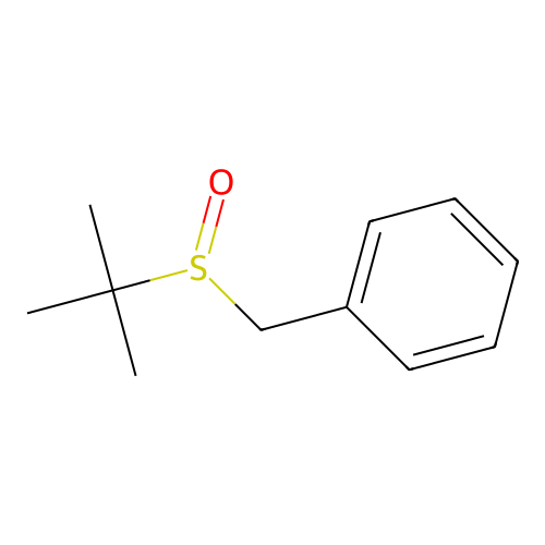 Benzyltert-butylsulfoxide structure