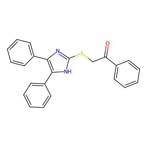2-[(4,5-Diphenyl-1H-imidazol-2-yl)sulfanyl]-1-phenylethanone structure