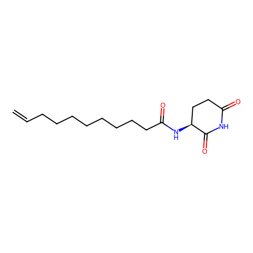 (S)-N-(2,6-Dioxopiperidin-3-yl)undec-10-enamide structure