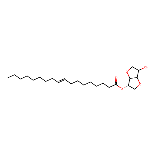 1,4:3,6-Dianhydro-D-glucitol monooleate structure