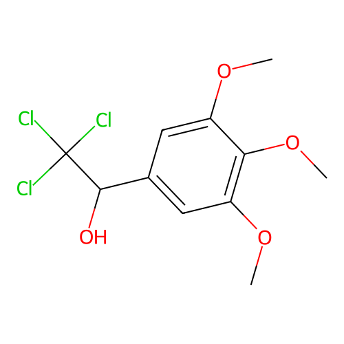 2,2,2-Trichloro-1-(3,4,5-trimethoxyphenyl)ethanol structure