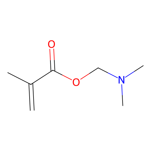2-Propenoic acid, 2-methyl-, (dimethylamino)methyl ester structure