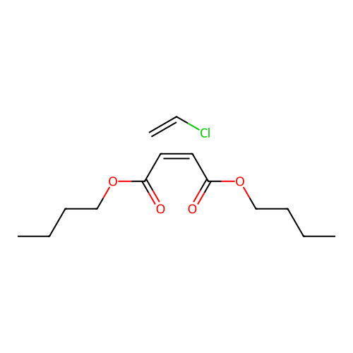 chloroethene;dibutyl (Z)-but-2-enedioate structure