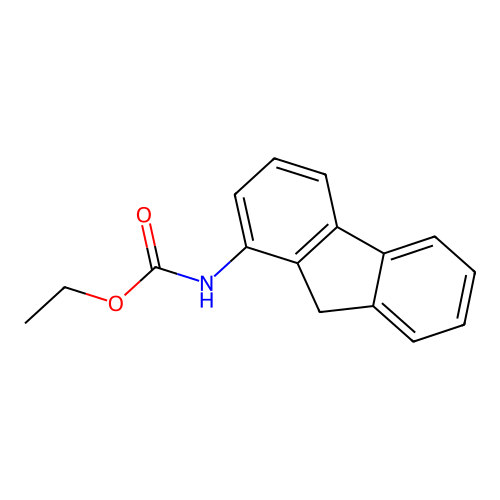 Ethyl 9h-fluoren-1-ylcarbamate structure