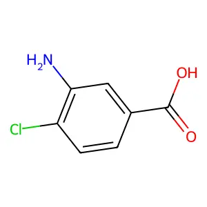3-氨基-4-氯苯甲酸 structure