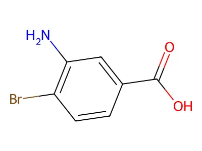 3-Amino-4-Bromobenzoic Acid structure