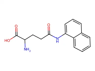 γ-L-谷氨酰-α-萘胺 structure