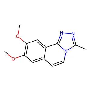 1,2,4-Triazolo(3,4-a)isoquinoline, 8,9-dimethoxy-3-methyl- structure