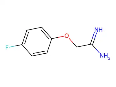 2-(4-Fluoro-phenoxy)-acetamidine structure