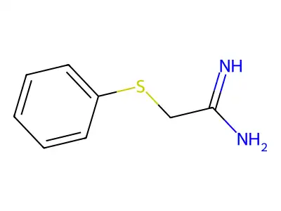 2-Phenylsulfanylethanimidamide structure