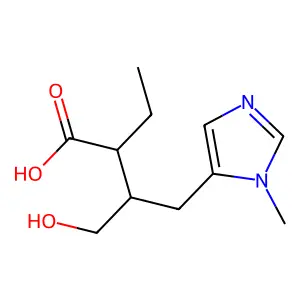 毛果芸香酸 structure