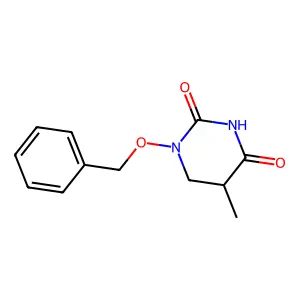 1-(Benzyloxy)-4-hydroxy-5-methyl-5,6-dihydropyrimidin-2(1H)-one structure