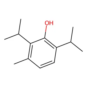 2,6-Diisopropyl-3-methylphenol structure