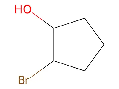 2-Bromocyclopentan-1-ol structure