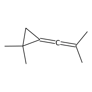 Cyclopropane, 1,1-dimethyl-2-(2-methyl-1-propenylidene)- structure