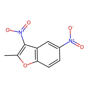 2-Methyl-3,5-dinitro-1-benzofuran structure