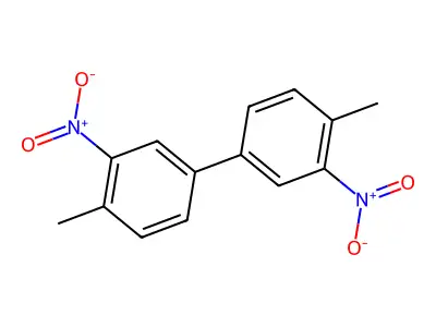 1,1'-Biphenyl, 4,4'-dimethyl-3,3'-dinitro- structure