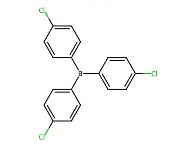 Tris(4-chlorophenyl)borane structure