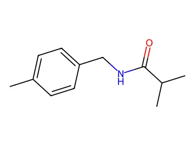 Propanamide, 2-methyl-N-[(4-methylphenyl)methyl]- structure