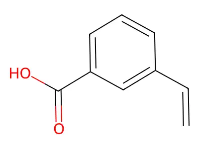 3-乙烯基苯甲酸 structure