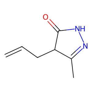 3H-Pyrazol-3-one, 2,4-dihydro-5-methyl-4-(2-propenyl)-(9CI) structure
