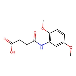 4-(2,5-二甲氧基苯氨基)-4-氧代丁酸 structure