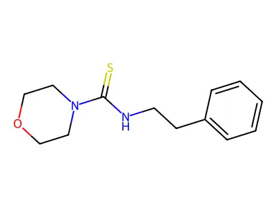 N4-Phenethylmorpholine-4-carbothioamide structure