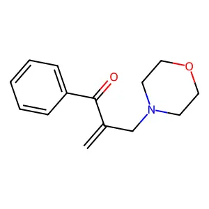 2-[(Morpholin-4-yl)methyl]-1-phenylprop-2-en-1-one structure