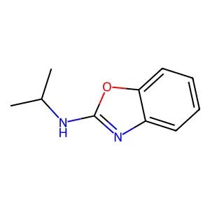 Benzoxazole, 2-(isopropylamino)- structure