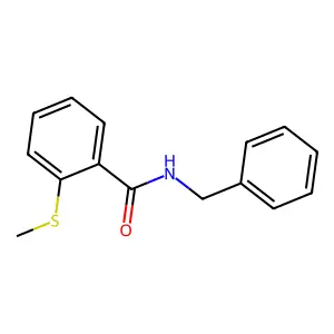 N-benzyl-2-methylsulfanylbenzamide structure