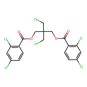 [2,2-Bis(chloromethyl)-3-(2,4-dichlorobenzoyl)oxypropyl] 2,4-dichlorobenzoate structure