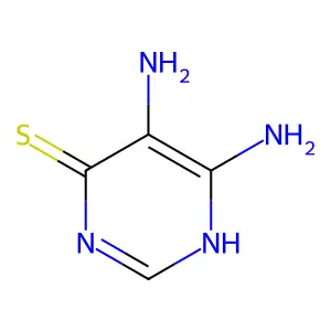 5,6-Diaminopyrimidine-4-thiol structure