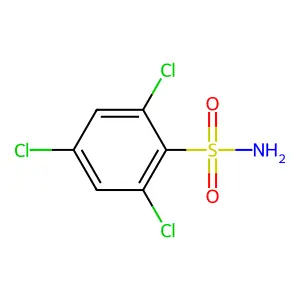 2,4,6-Trichlorobenzenesulfonamide structure