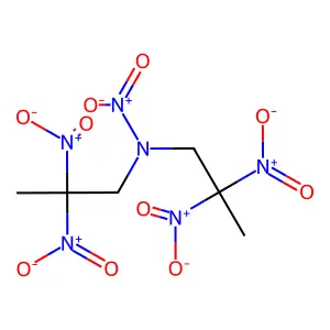 N-硝基双(2,2-二硝基丙基)胺 structure