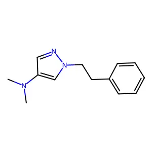 Pyrazole, 4-(dimethylamino)-1-phenethyl- structure