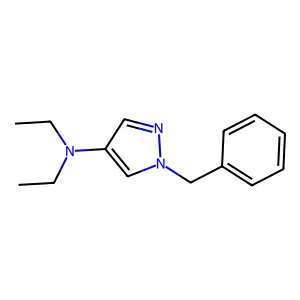 Pyrazole, 1-benzyl-4-(diethylamino)- structure