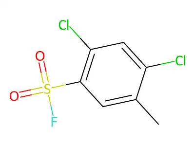 2,4-Dichloro-5-methylbenzene-1-sulphonyl fluoride structure