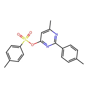 4-Pyrimidinol, 6-methyl-2-(4-methylphenyl)-, 4-(4-methylbenzenesulfonate) structure